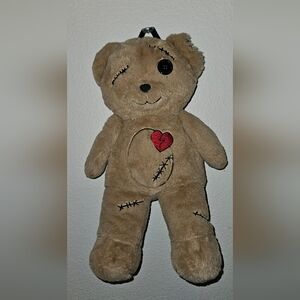 HOT TOPIC Gothic Lolita plush Teddy Bear Backpack